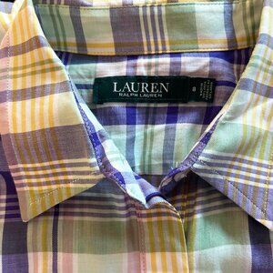 LRL Plaid Shirt Dress